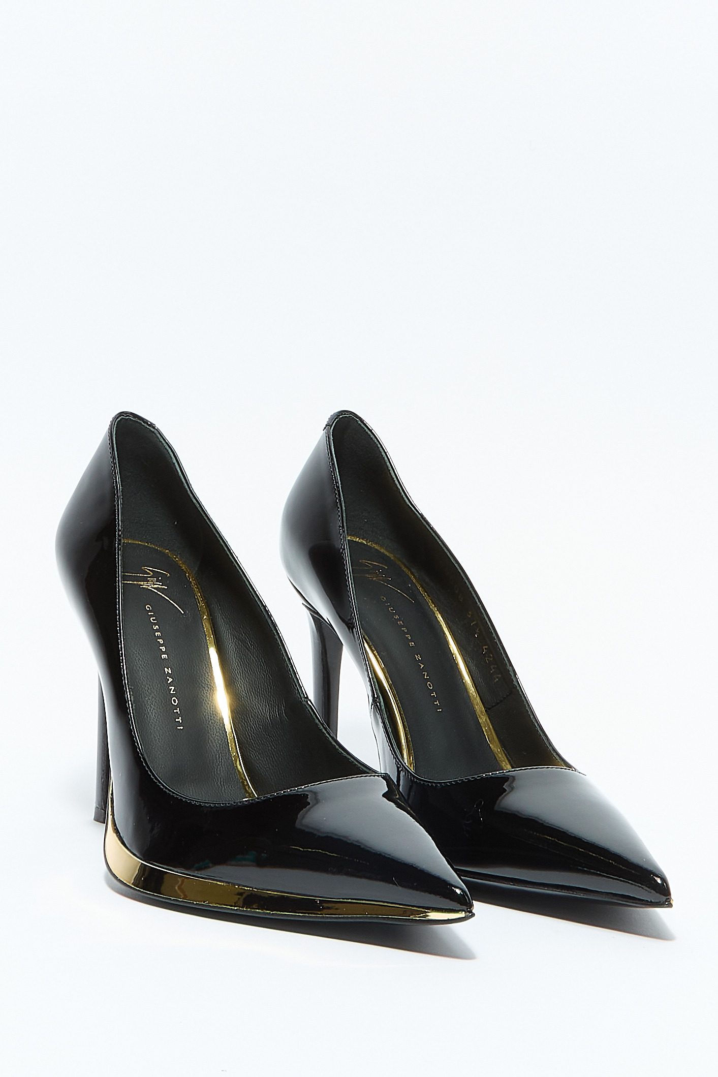 Туфли-Лодочки С Эффектом Металлик