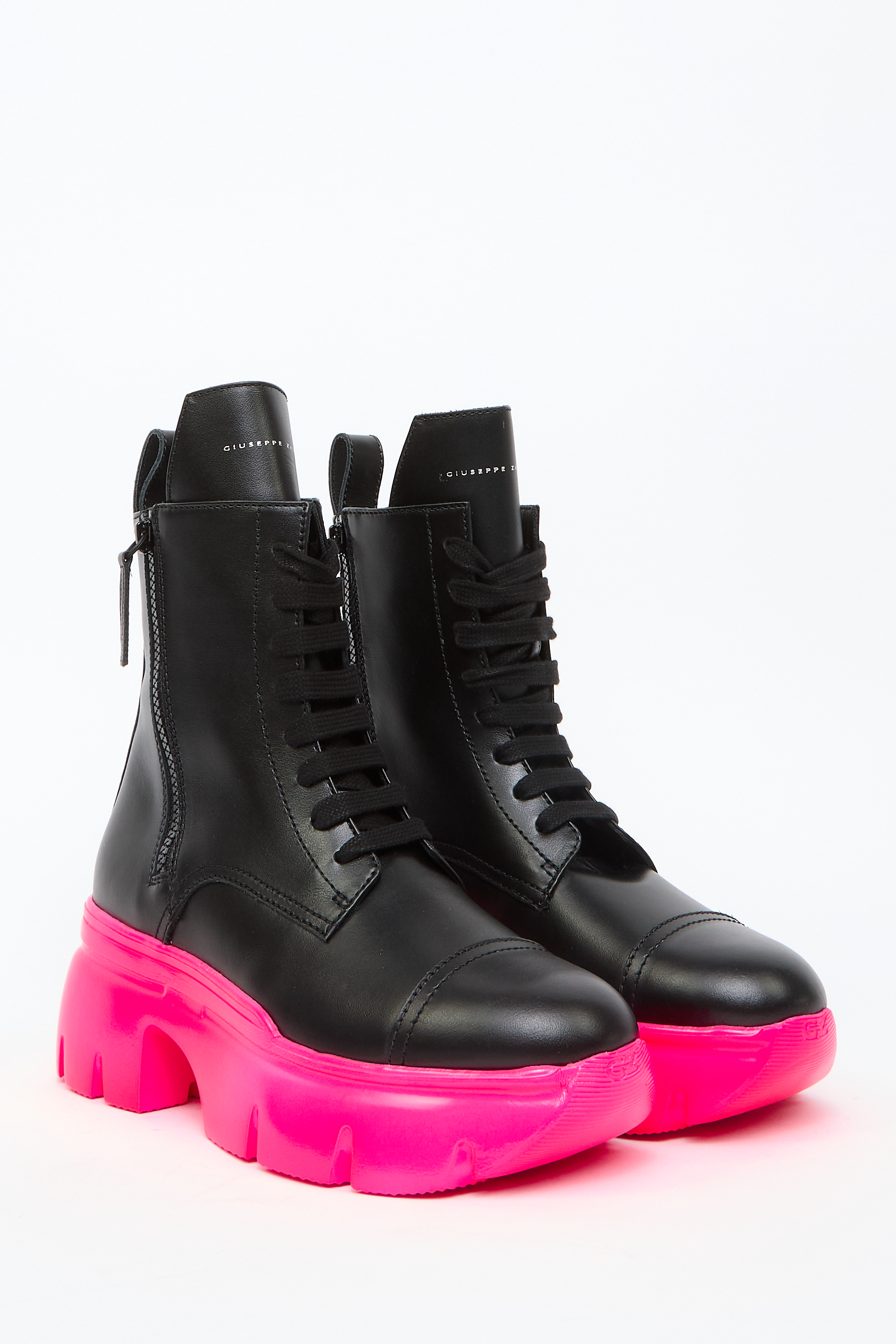 Ботинки На Молнии И Шнуровке