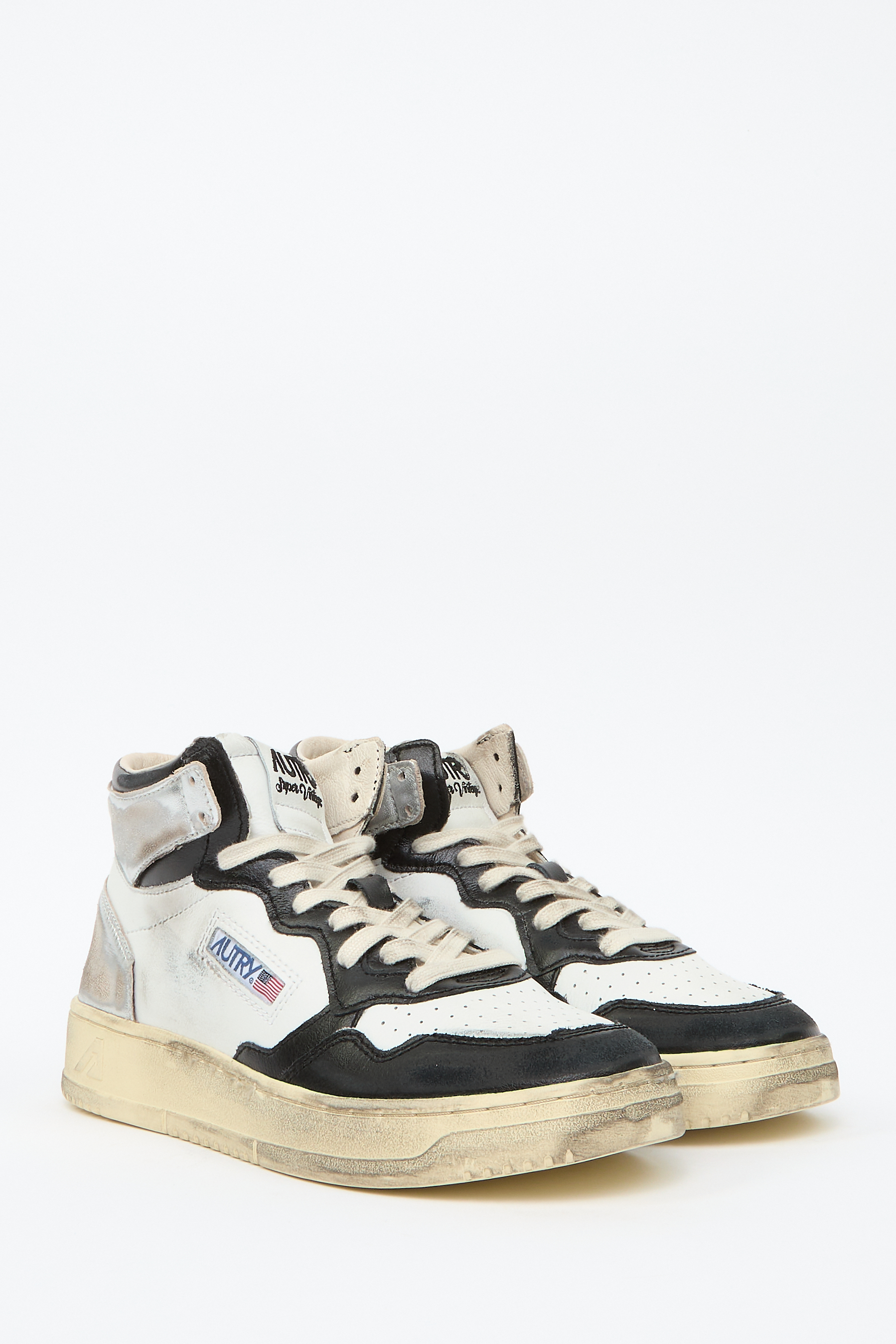 Высокие Кроссовки С Эффектом Потертости