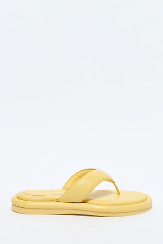 Шлепанцы С Дутыми Ремешками