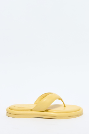 Шлепанцы С Дутыми Ремешками