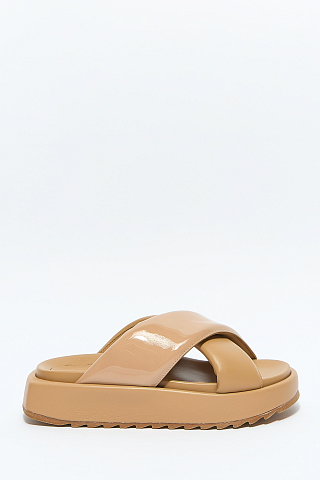 Шлепанцы С Дутыми Ремешками