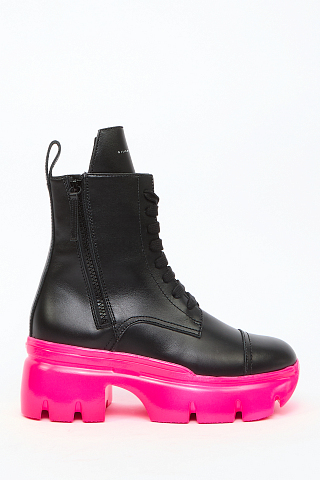 Ботинки На Молнии И Шнуровке