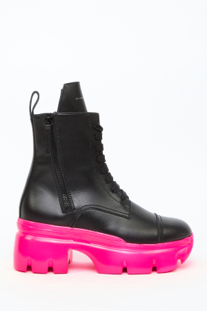 Ботинки На Молнии И Шнуровке